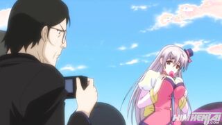 Gangbang in an amusement park - Hentai