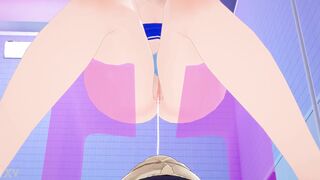 Aqua and Barbara Hentai Lesbian Koikatsu
