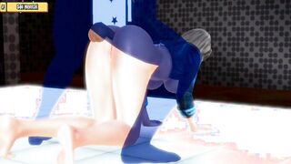 Hentai 3D - Charming girl making love with ghost in amusement center