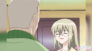 [HENTAI] [UNCENSORED] Busty hentai gets fucked by a mature man