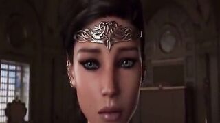 Beautiful princess fucked by a huge cock hentai animation