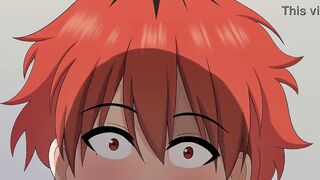 Sucking tit and cock hentai