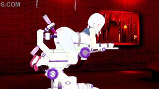 Hentai 3d machine fucking