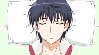 Two y. gave a blowjob and masturbated dick tits. Hentai