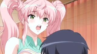 Two y. gave a blowjob and masturbated dick tits. Hentai