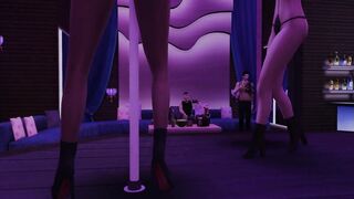 Three Vampires Had An Orgy With Strippers - 3D Hentai