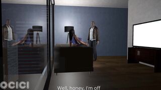 Young man eats the pussy of a horny housewife - 3D Hentai - OCICI