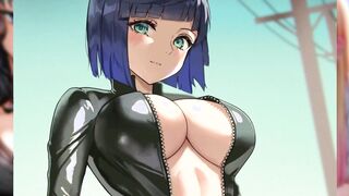 Hentai Metronome challenge (Different breasts size)