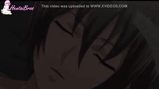 Hentai Guy Fucks Glasses And Blonde Girl