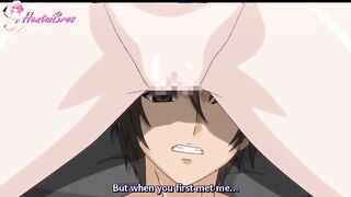 Hentai Guy Fucks Glasses And Blonde Girl