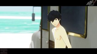 Makoto receives a special calling card persona 5 hentai