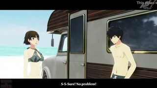 Makoto receives a special calling card persona 5 hentai