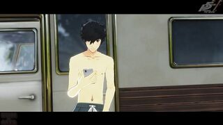 Makoto receives a special calling card persona 5 hentai