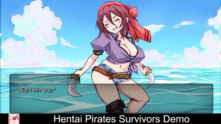Hentai Pirates Survivors (free game itchio) Sexual Content, Adventure, Action, Pirates, Casual, 2D