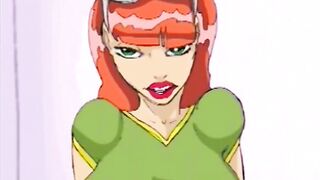 Hentai Girl Dares To Suck a big Fat Cock