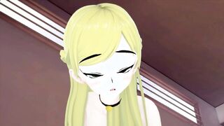 Tight blonde takes a massive dick and loves sex - Hentai anime