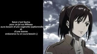 Hentai joi Mikasa Sacha presents joi fr soft