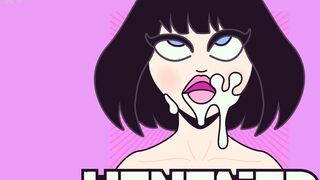 Real Life Hentai - Tiny redhead teens ride huge dildos and explodes with Cum