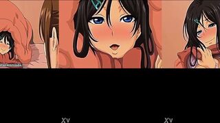 Soft moments of hentai anime
