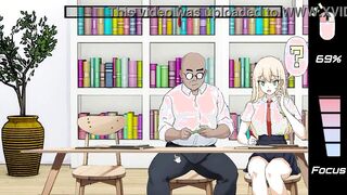 Ntr.Lesson porn ryona hentai gameplay . Blonde lady being licked with another person nearby