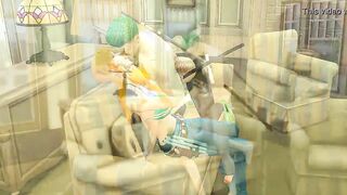 One Piece Hentai Nico Robin Hard Fucked by Lufy Big Boobs Fucked Anime