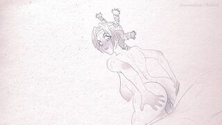 fucking on paper ! Hentai porn 2025