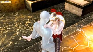 Hentai 3d - Fucking the blonde goddess