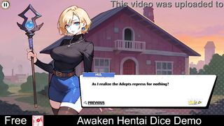 Awaken: Hentai Dice (Free Steam Demo Game) Card Game, Adventure, Visual Novel