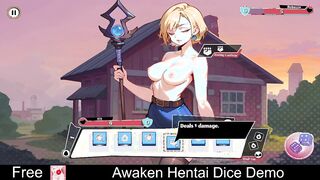 Awaken: Hentai Dice (Free Steam Demo Game) Card Game, Adventure, Visual Novel
