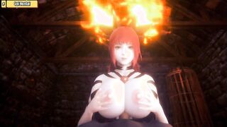 Hentai 3D - Beautiful big-breasted fire dragon sisters
