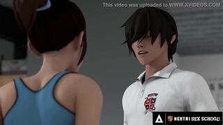 Hentai Stepsis Shows Her Stepbro Some New Techniques