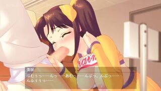 Hentai Cheerleader fucks in gym