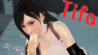 Uncensored hentai Tifa handjob, doggystyle hardcore sex