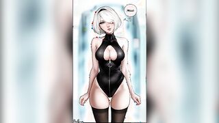 YoRHa 2B Hentai Slideshow