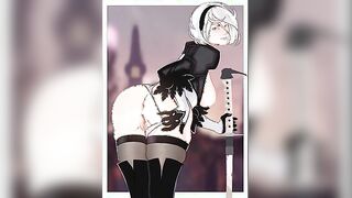 YoRHa 2B Hentai Slideshow