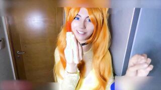 Otaku girl cosplay Evangelion - 3D Hentai