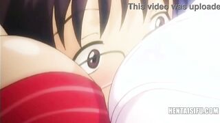 Busty Crushes Taboo Threesome - Hentai With Subs