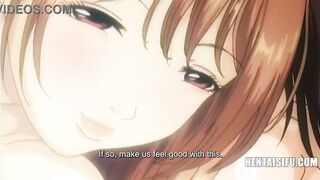 Busty Crushes Taboo Threesome - Hentai With Subs