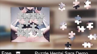 Puzzle Hentai Sara (free game itchio) Puzzle,Adult, Anime, Casual, Cute, Erotic, Indie, Unity