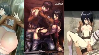 Atack on titãn hentai