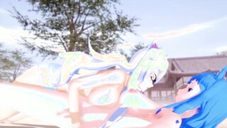 3D Hentai - Outdoor - Glasses - Futa