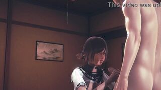 Hentai Uncensored 3D - Kaya jerking off & penetration