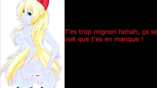 JOI hentai kirisaki chitoge, anal play, ice, femdom, humiliation