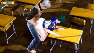 Hentai 3D - Old Principal and Cheerleader