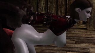 Teen Gets Fucked By Wolf, 3D Hentai Hunter