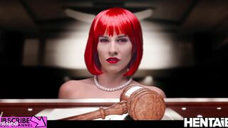 Real Life Hentai - Hot Redhead fucked by Sexmachine and fully covered in cum