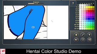 Hentai Color Studio Demo (Free Steam Demo Game) Casual, Sexual Content, Hentai, 2D, Puzzle, Anime, Relaxing, Colorful, C