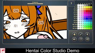 Hentai Color Studio Demo (Free Steam Demo Game) Casual, Sexual Content, Hentai, 2D, Puzzle, Anime, Relaxing, Colorful, C