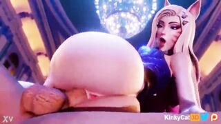 League of Legends Hentai Ahri 3d porn