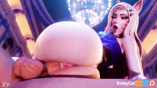 League of Legends Hentai Ahri 3d porn